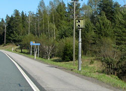Камеры на границе с Финляндией